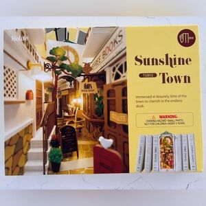 Sunshine Town  DIY Miniature Kit by Rolife